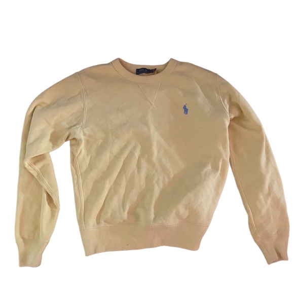 Polo Ralph Lauren Sweaters - Polo Ralph Lauren Butter Yellow Sweatshirt Crewneck